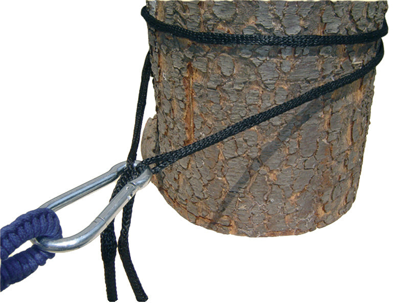 Seil-System Hängematte Spezialseil Flexi schwarz & 120 mm Karabiner – AlaSiesta