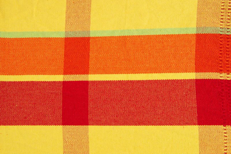 Stoffmuster der Hängematte Barbados papaya