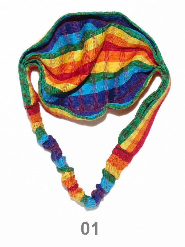 Haaarband in Regenbogen-Farbe