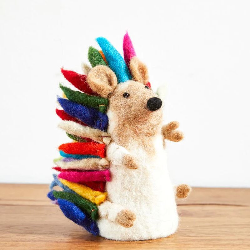 Filz-Eierwärmer Igel bunt