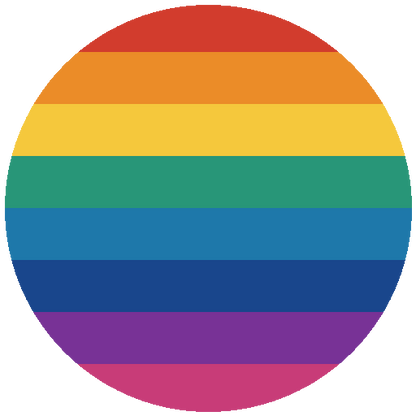 Farbbeispiel bunt gestreifte Regenbogenfarben