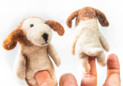 Filz-Fingerpüppchen Hund