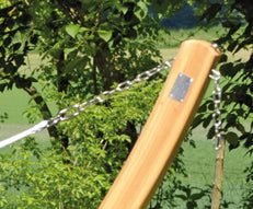 Hängemattengestell Arcus, Detail Aufhängung