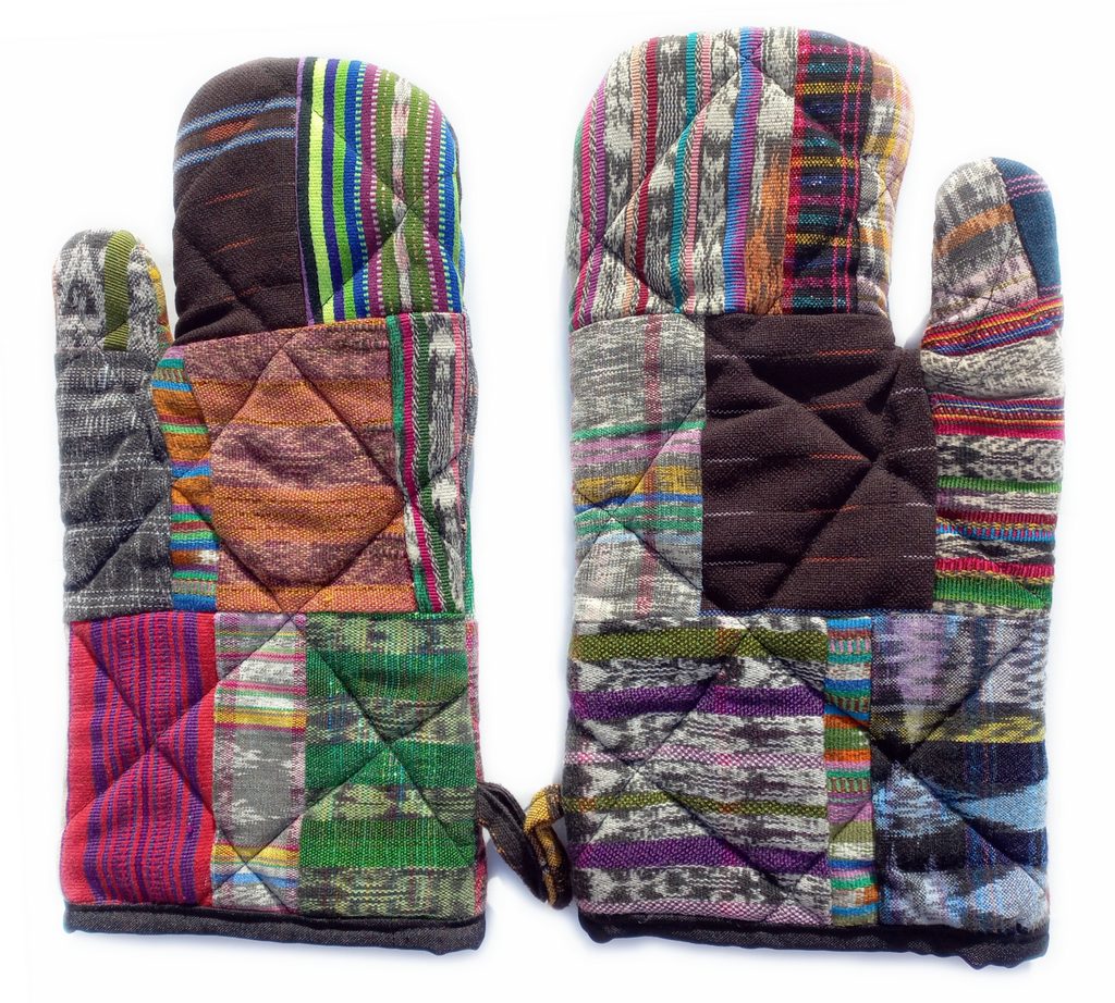 Küchenhandschuhe Patchwork aus Guatemala
