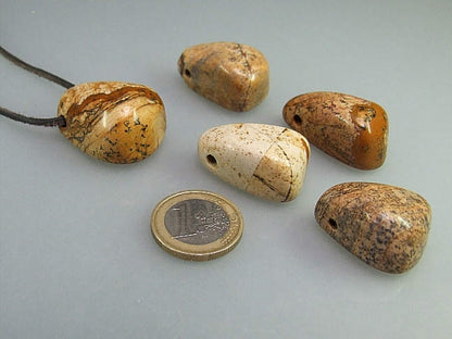Halsschmuck Landschaftsjaspis