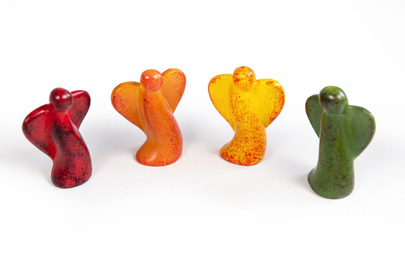 Engel aus Speckstein, 6 cm, Farbauswahl