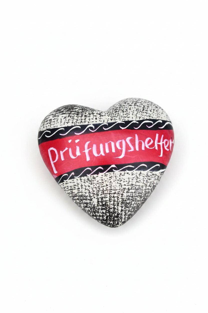 Speckstein-Herz „Prüfungshelfer"