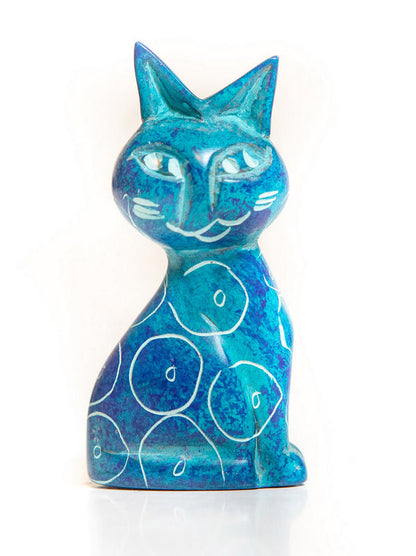 Süße Speckstein-Katze