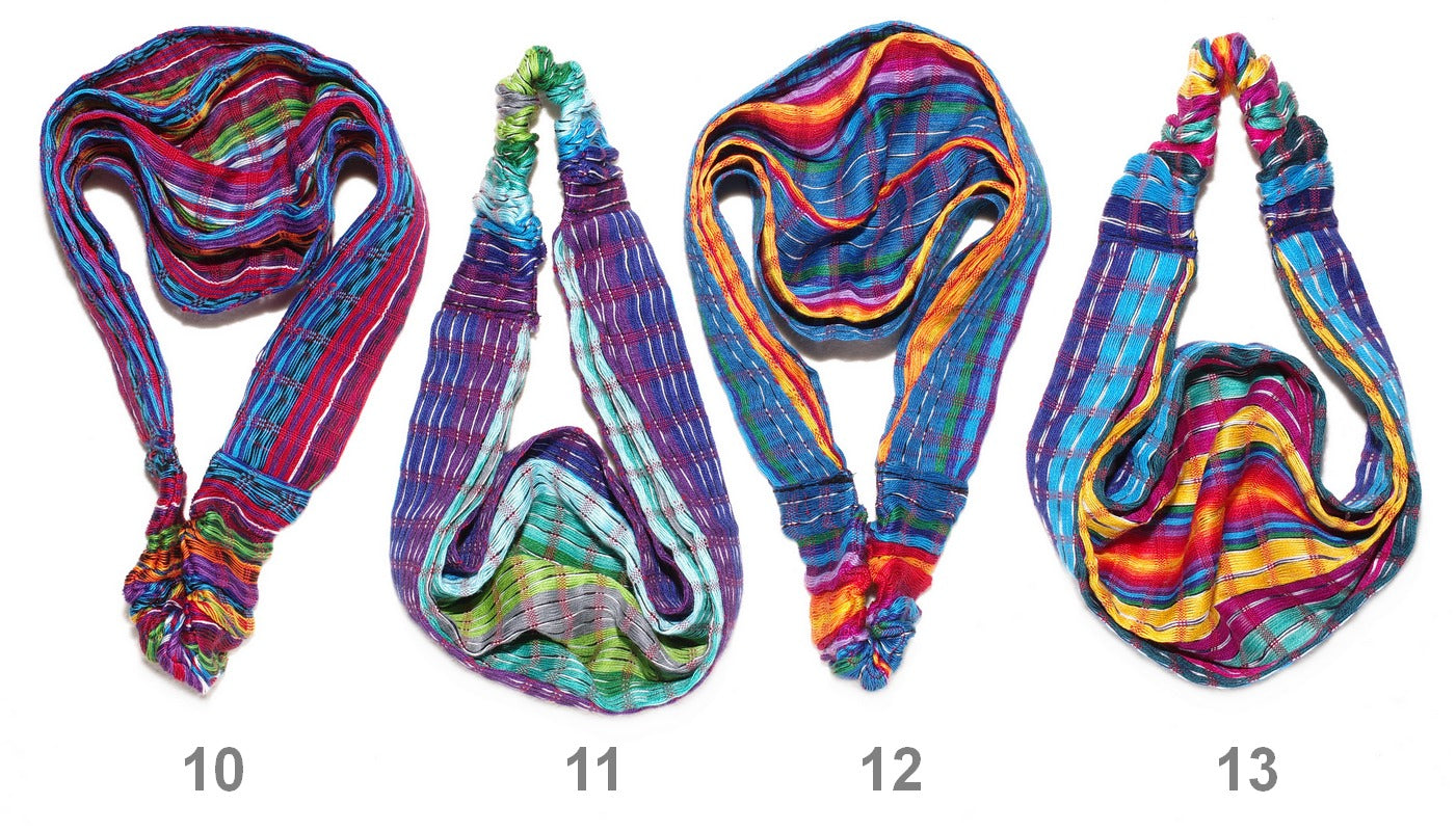 bunte gewebte Haarbänder, Designs 10-13