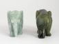 Mobile Preview: Elefanten aus Jade, Vorder- und Rückseite