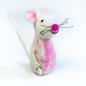Preview: Fingerpüppchen Maus weiß