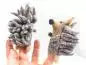 Preview: Igel-Fingerpuppen aus Wollfilz Preview: Igel-Fingerpuppen aus Wollfilz