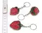 Preview: Schlüsselanhänger Erdbeeren mit Maßstab