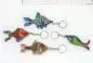 Mobile Preview: Schlüsselanhänger Fisch, Farbbeispiele mit Maßstab