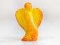 Mobile Preview: Engel aus Speckstein, 6 cm, gelb, Vorderseite