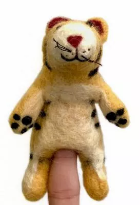Filz-Fingerpüppchen Tiger