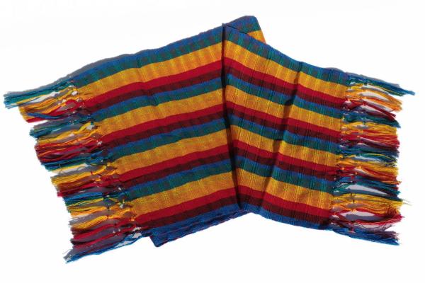feinster handgewebter Schal aus Baumwolle