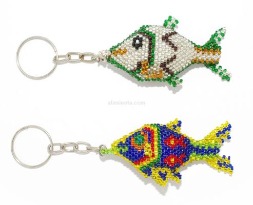 Schlüsselanhänger Fisch, Farbbeispiele