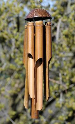 Windspiel aus Bambus, 50-60cm