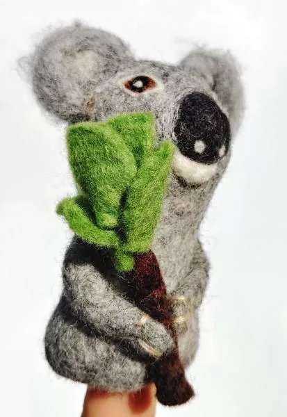 Filz-Fingerpüppchen Koala