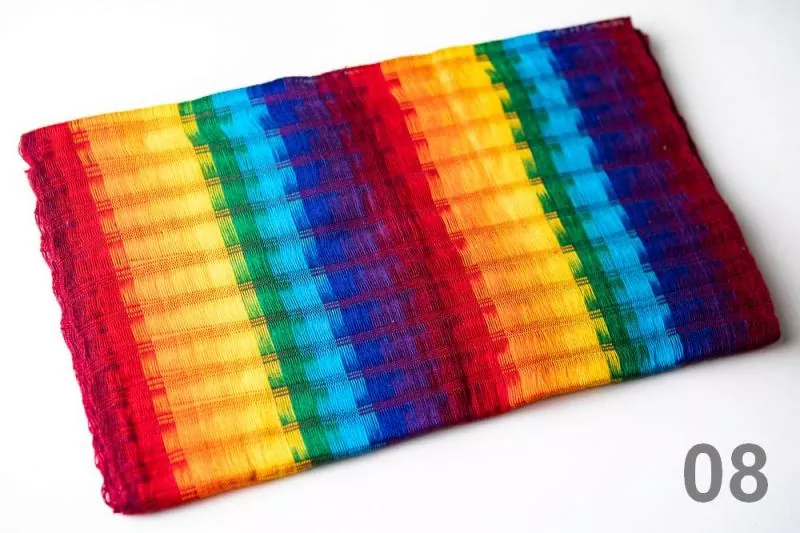 Schal 08 Regenbogen-Streifen breit