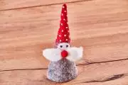 Filz-Eierwärmer Santa, weihnachtlich