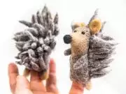 Filz-Fingerpüppchen Igel