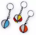 Schlüsselanhänger aus Glasperlen, Motiv Wasserball